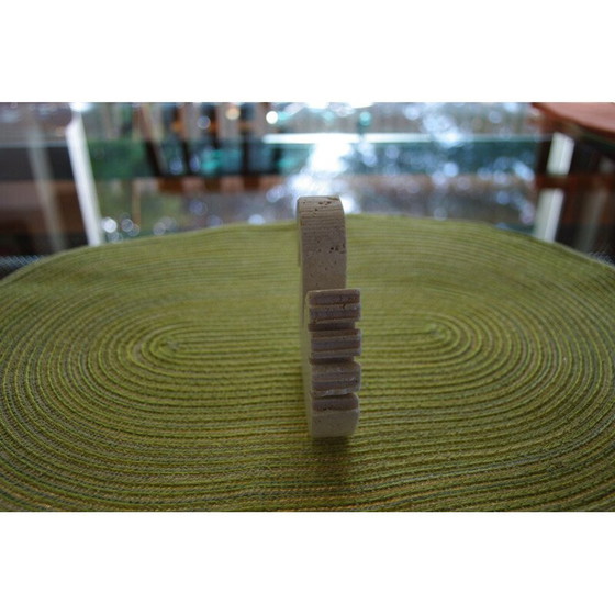 Image 1 of Scultura vintage a forma di cigno in travertino di Enzo Mari per Fratelli Manel, Italia 1970