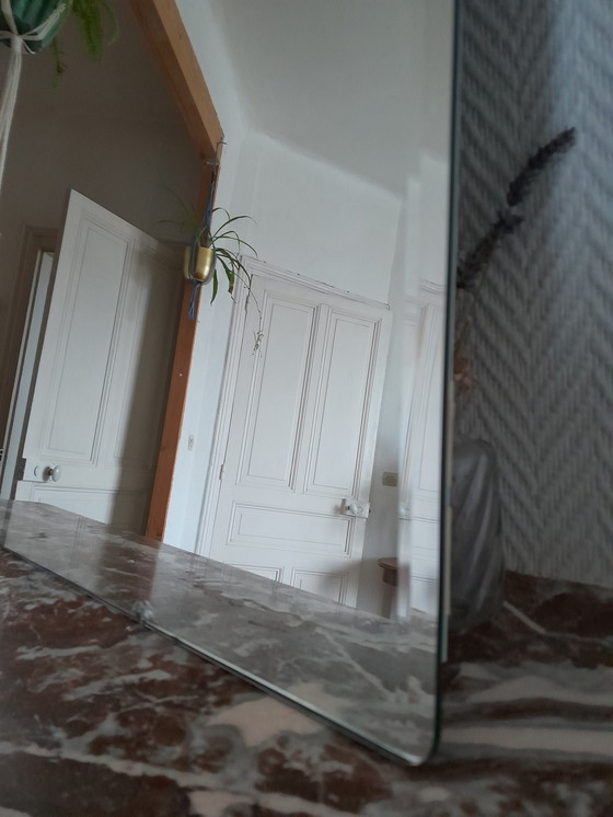 Image 1 of Specchio con lampadina vintage Isa Italia 1980 