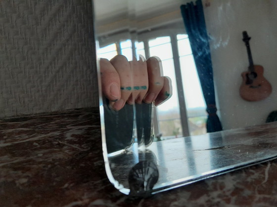 Image 1 of Specchio con lampadina vintage Isa Italia 1980 