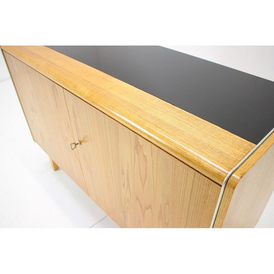 Image 1 of Vintage wood veneer and aluminum sideboard by Hubert Nepožitek and Bohumil Landsman for Jitona, 1960