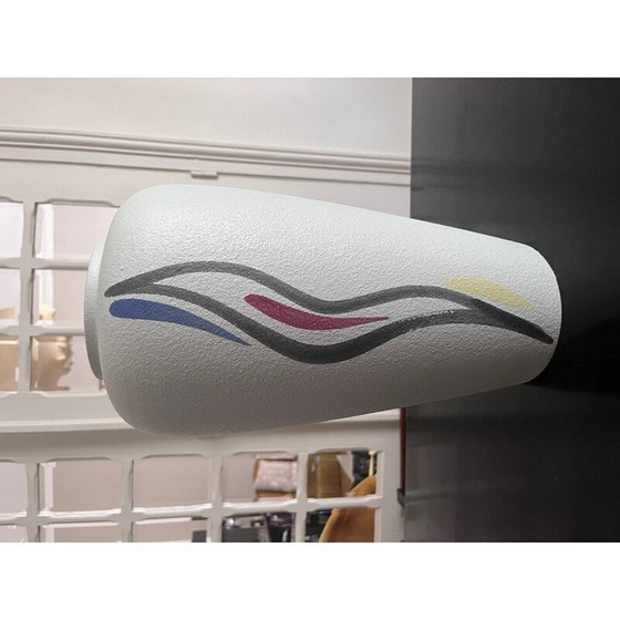 Image 1 of Vintage German textured ceramic vase, 1950