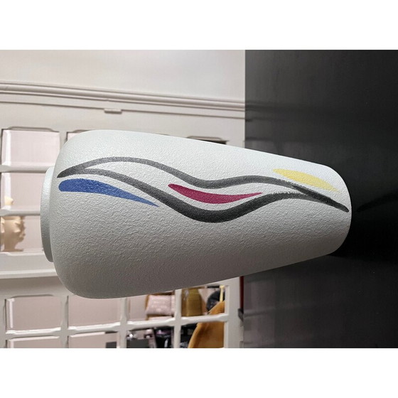 Image 1 of Vintage German textured ceramic vase, 1950