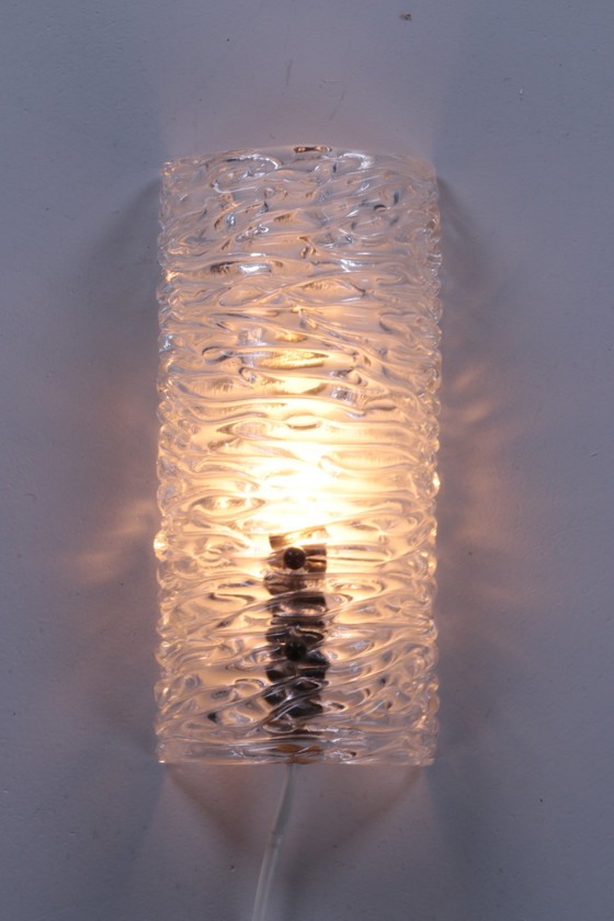 Image 1 of Carl Fagerlund wall lamp Model 8493 made by Orrefors,1960 Sweden