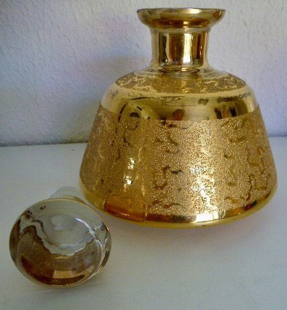 Image 1 of Vintage Boudoir Set / Toilet Set / Dressing Set, Filigree Gold.