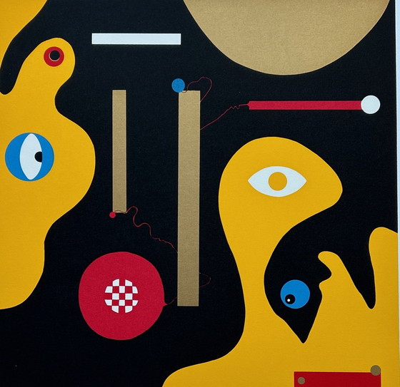 Image 1 of Screenprint Trudy Bersma - The Meltingpot