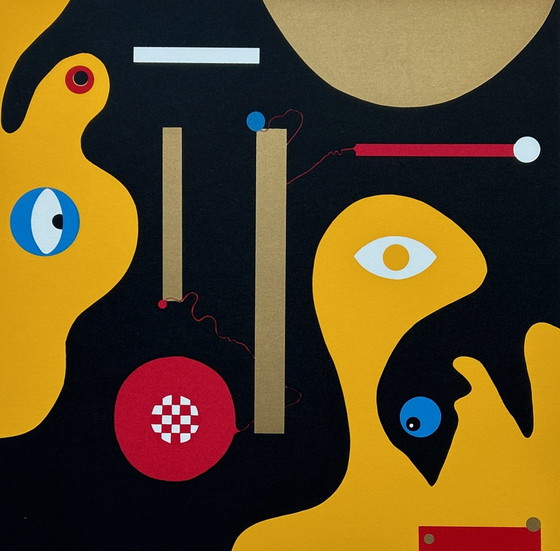 Image 1 of Screenprint Trudy Bersma - The Meltingpot