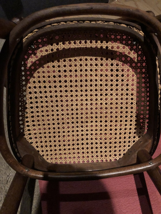 Image 1 of 4x Thonet Long John chairs