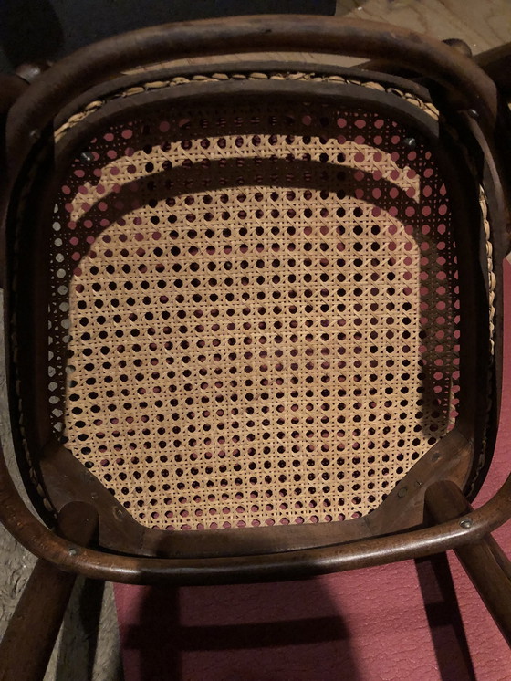 Image 1 of 4x Thonet Long John chairs