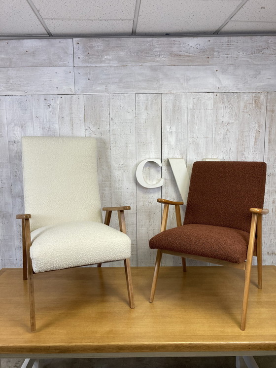 Image 1 of Set Of 2 60'S Bouclettes Armchairs