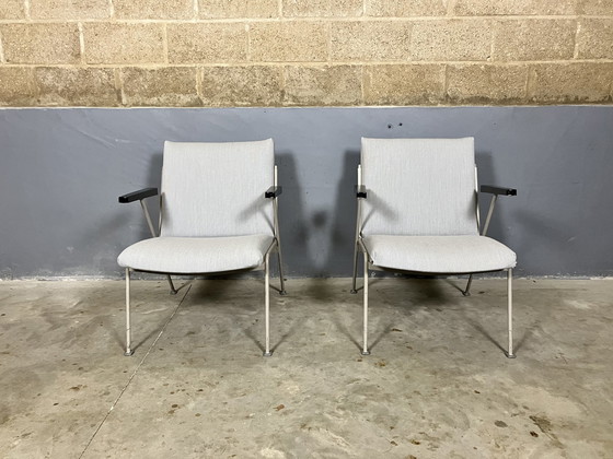 Image 1 of 2x Ahrend de Cirkel Armchairs by Wim Rietveld Oase