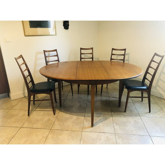 Image 1 of Vintage teak dining table, Scandinavian 1960s