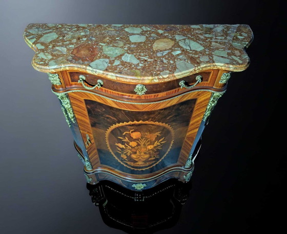 Image 1 of Servante - Credenza - Bronze, Marble, Wood