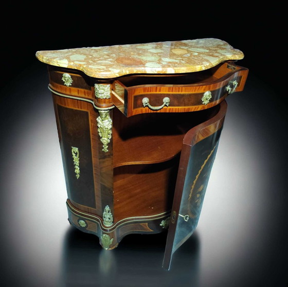 Image 1 of Servante - Credenza - Bronze, Marble, Wood