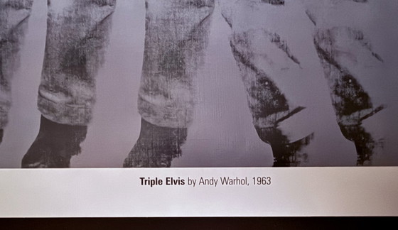 Image 1 of Andy Warhol: "Triple Elvis, 1963".