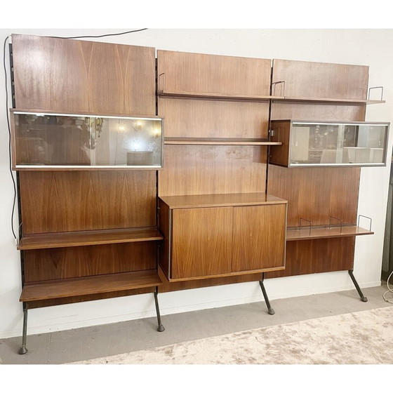 Image 1 of Vintage teak wall unit by Ico Parisi, Italy 1960