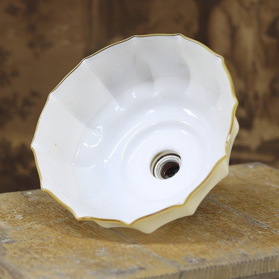 Image 1 of Lampade a sospensione in opalino Art Déco