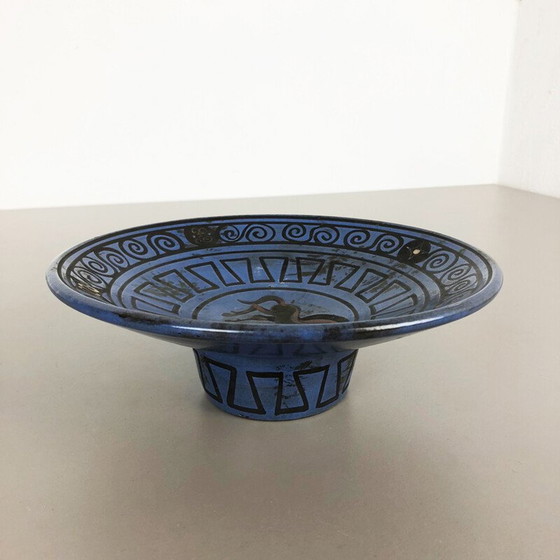 Image 1 of Vintage ceramic plate by Hans Welling for Ceramano, Germany 1960