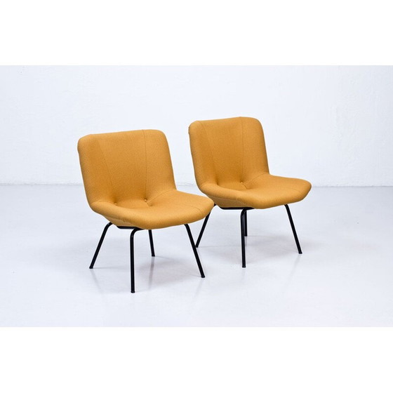 Image 1 of Pair of vintage lehto armchairs by Carl Gustaf Hiort, 1950