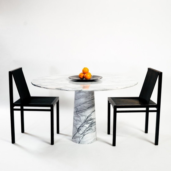 Image 1 of Con Marmer Tafel Rond, Angelo Mangiarotti, Italia 1979
