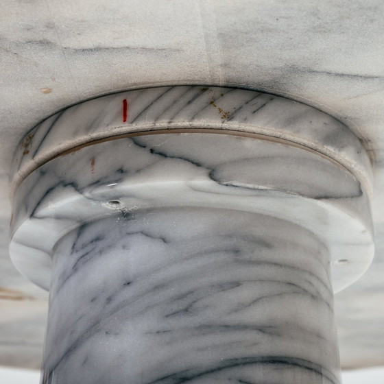 Image 1 of Con Marmer Tafel Rond, Angelo Mangiarotti, Italia 1979