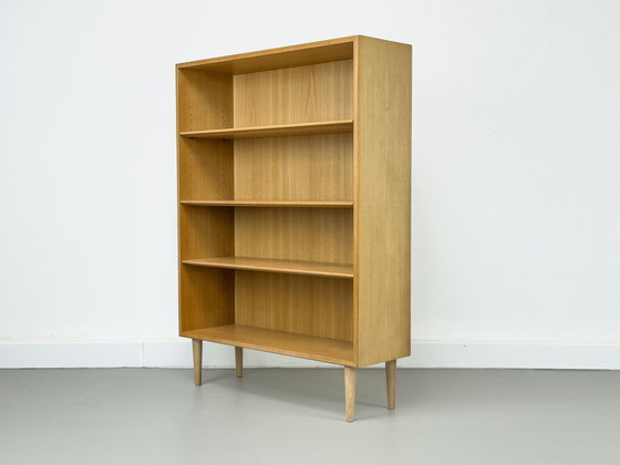 Image 1 of Danish Bookcase In Oak By Børge Mogensen For Søborg Møbelfabrik, 1960S