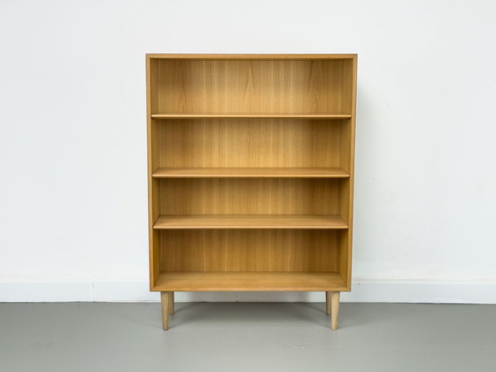 Image 1 of Danish Bookcase In Oak By Børge Mogensen For Søborg Møbelfabrik, 1960S