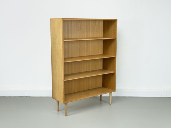 Image 1 of Danish Bookcase In Oak By Børge Mogensen For Søborg Møbelfabrik, 1960S