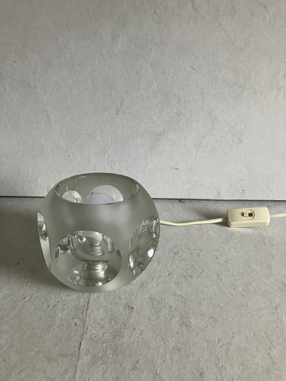 Image 1 of Peil & Putzler Ice Cube Glass Design Table Lamp