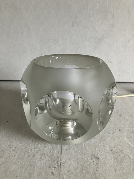 Peil & Putzler Ice Cube Glass Design Table Lamp