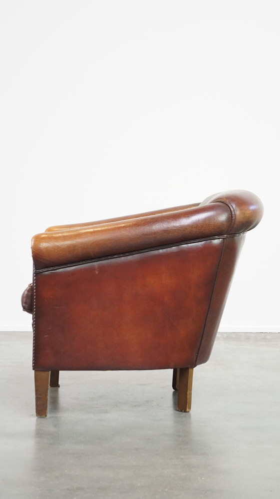 Image 1 of Sheep leather club chair