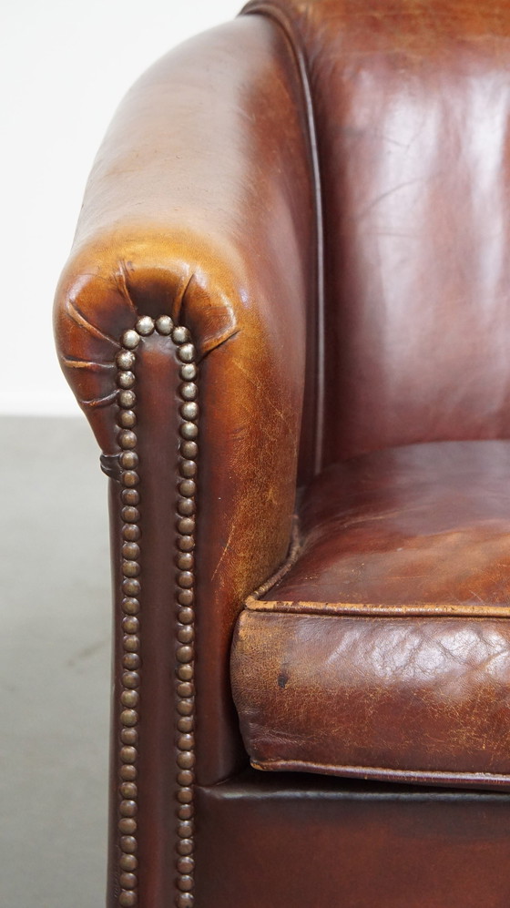 Image 1 of Sheep leather club chair