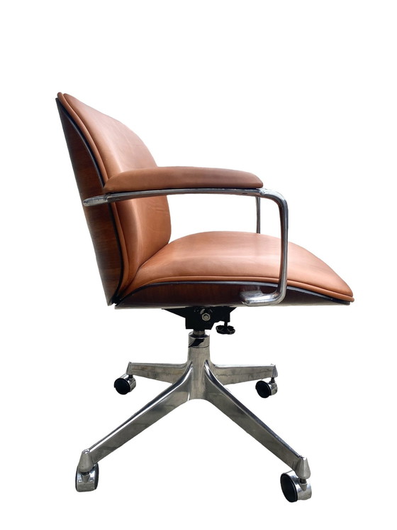 Image 1 of Desk Chair Ico Parisi For Mim Roma Italy