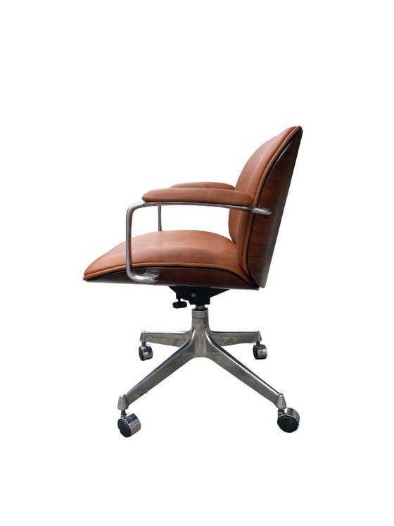 Image 1 of Desk Chair Ico Parisi For Mim Roma Italy