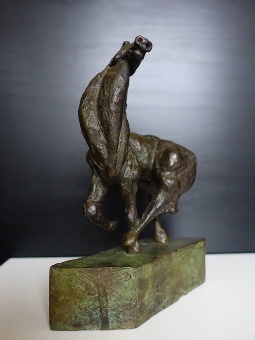 Wim Steins , Horse In Bronze