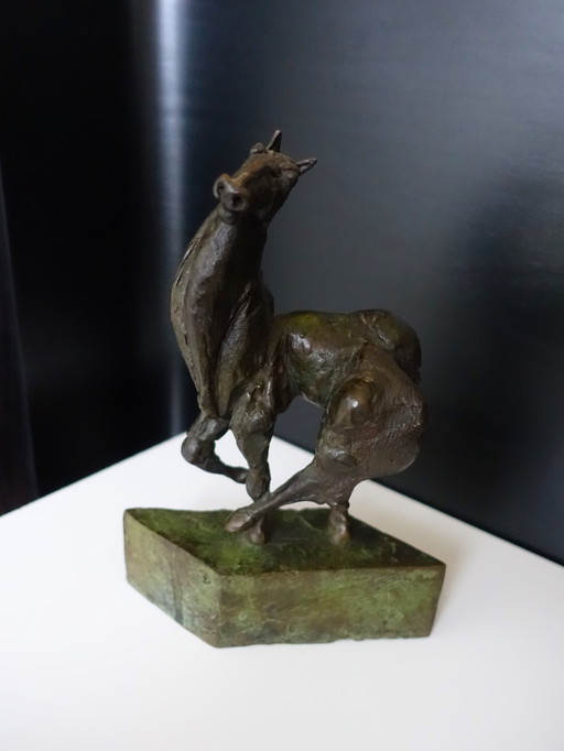 Wim Steins , Horse In Bronze