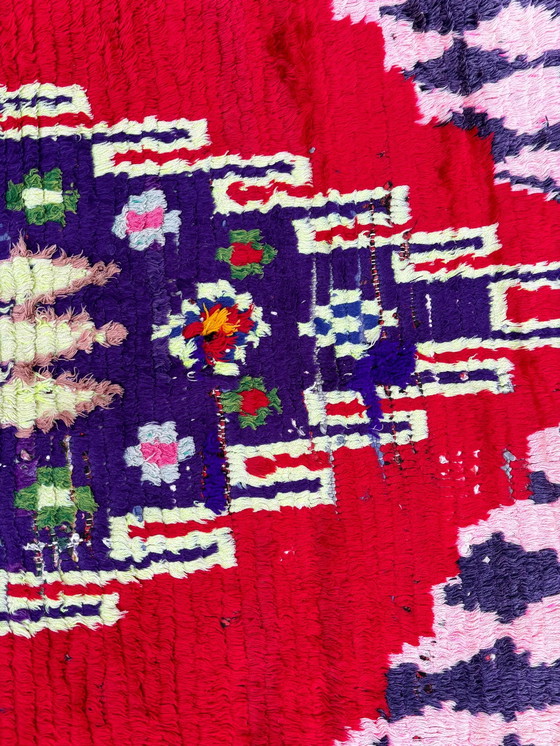 Image 1 of Tapis traditionnel marocain vintage fait à la main