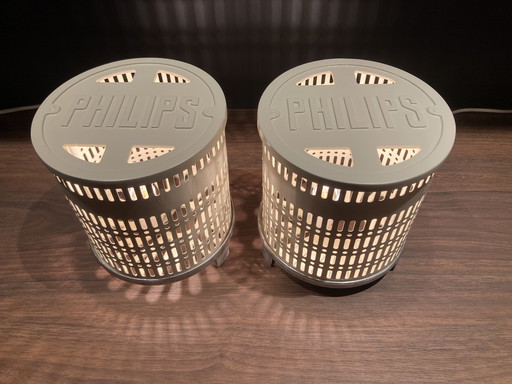 2X Philips Vintage Table Lamps, unique model