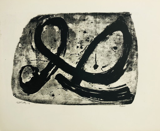 Wim Motz - Lithograph 1959 - Drawing