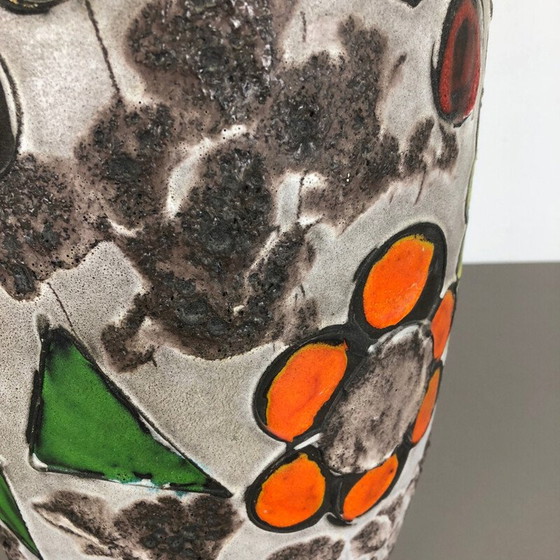 Image 1 of Vaso vintage in ceramica Fat Lava multicolore 420-54 di Scheurich
