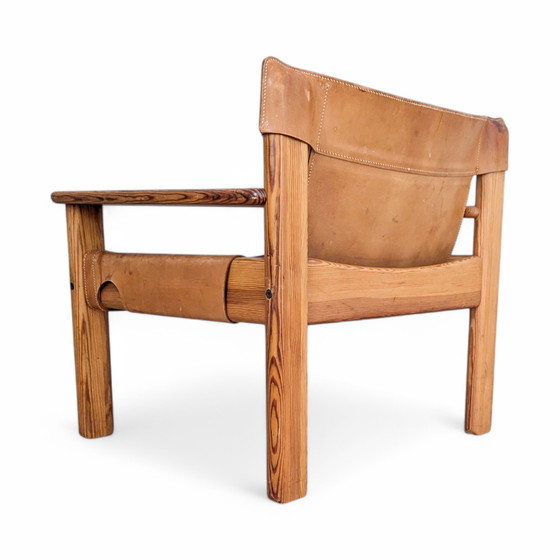 Image 1 of Pair Of "Natura" Leather Armchairs By Karin Mobring For Ikea, 1970S