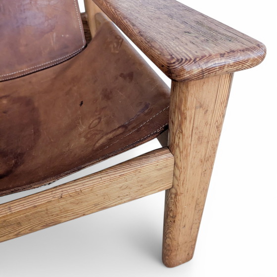 Image 1 of Pair Of "Natura" Leather Armchairs By Karin Mobring For Ikea, 1970S