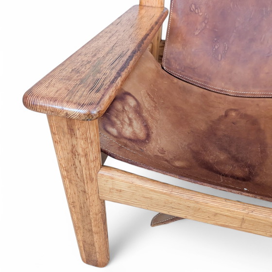 Image 1 of Pair Of "Natura" Leather Armchairs By Karin Mobring For Ikea, 1970S