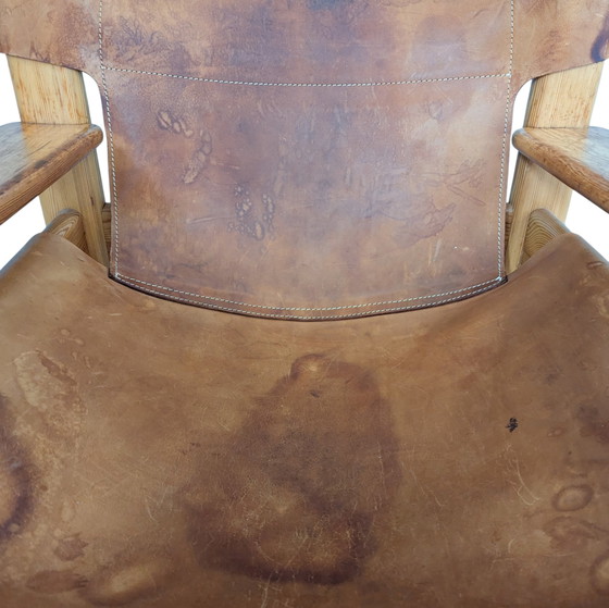 Image 1 of Pair Of "Natura" Leather Armchairs By Karin Mobring For Ikea, 1970S