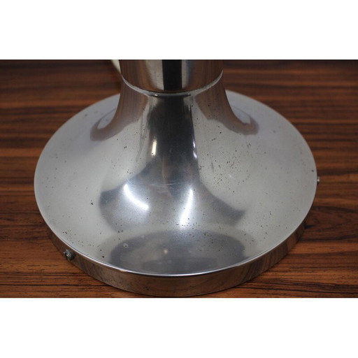 Lampada vintage in vetro e metallo, Germania 1980