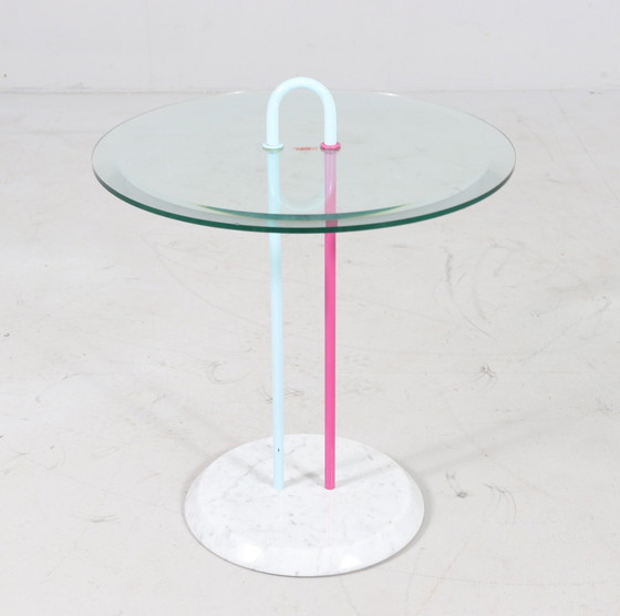 Image 1 of  Vico Magistretti. For Cattelan, side table/coffee table, marble, model: Othello, Italy, 1980s