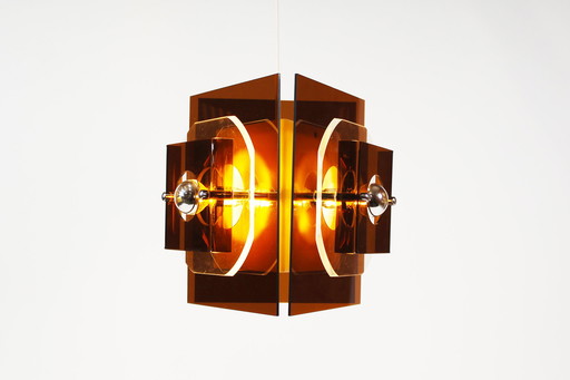 Space age hanging lamp by Herda