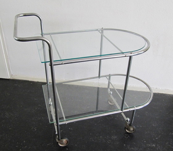 Image 1 of Art Deco Serving Cart 1925