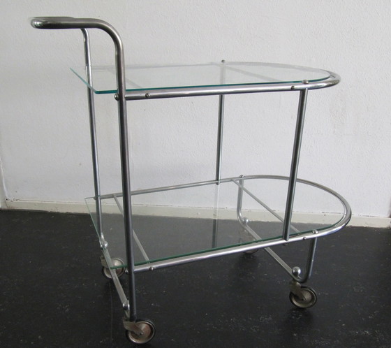 Image 1 of Art Deco Serving Cart 1925