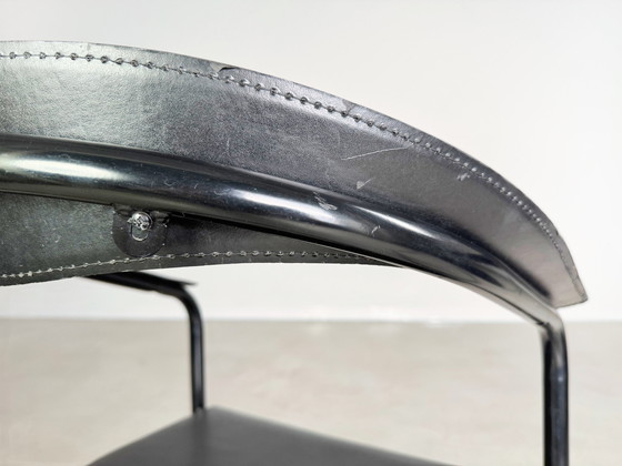 Image 1 of Set of 2 Canasta Arrben Italy chairs Design Vintage cantilever chairs