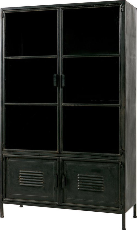 Image 1 of Woood Ronja Black Metal Industrial Display Case